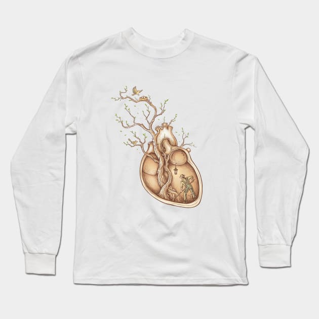 Tree of Life Long Sleeve T-Shirt by enkeldika2